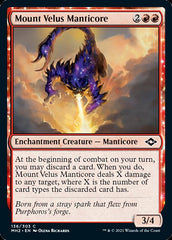 Mount Velus Manticore [Modern Horizons 2] | Magic Magpie