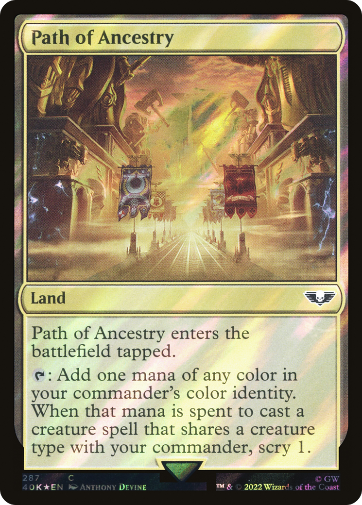 Path of Ancestry (Surge Foil) [Marvel Super Heroes Commander] | Magic Magpie