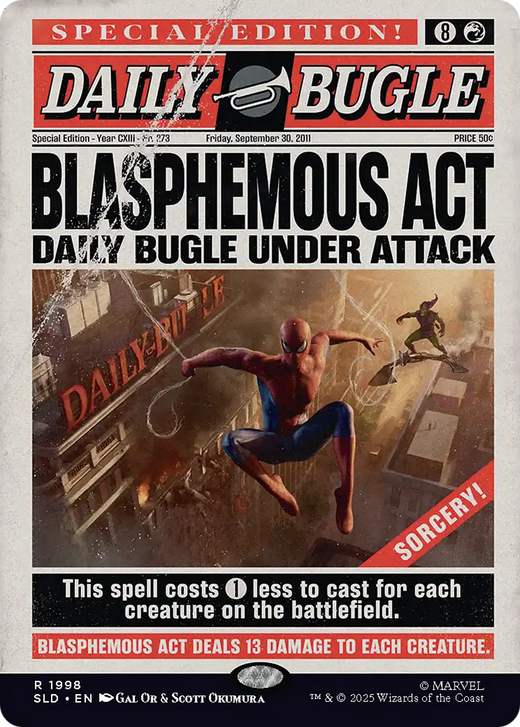Blasphemous Act (1998) (Rainbow Foil) [Secret Lair Drop Series] | Magic Magpie