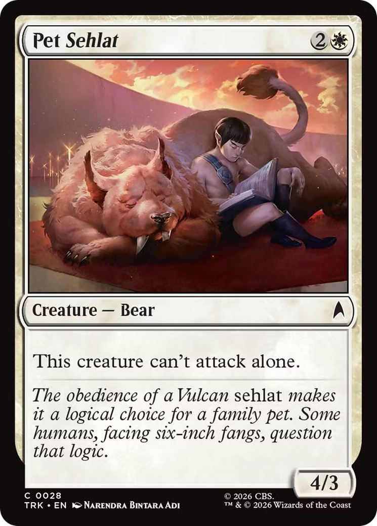 Pet Sehlat [Star Trek] | Magic Magpie