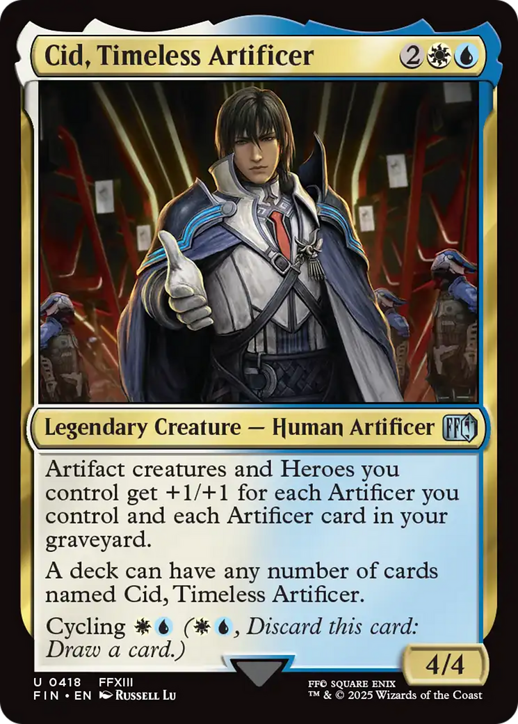 Cid, Timeless Artificer (0418) [FINAL FANTASY] | Magic Magpie