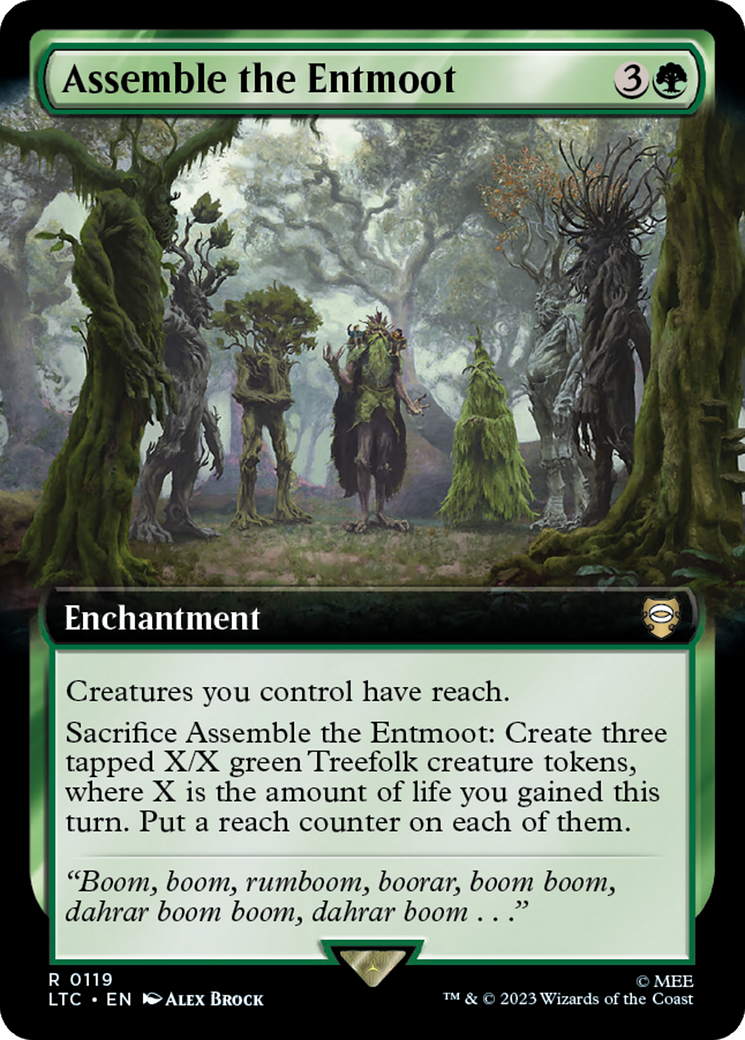 Assemble the Entmoot (Extended Art) [The Lord of the Rings: Tales of Middle-Earth Commander] | Magic Magpie