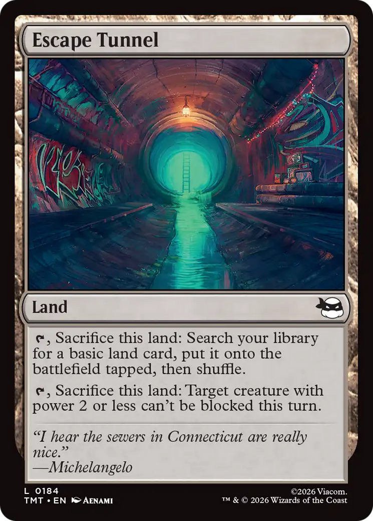 Escape Tunnel [Teenage Mutant Ninja Turtles] | Magic Magpie