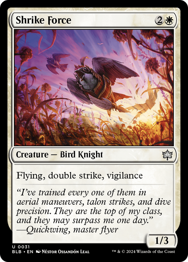 Shrike Force [Bloomburrow] | Magic Magpie