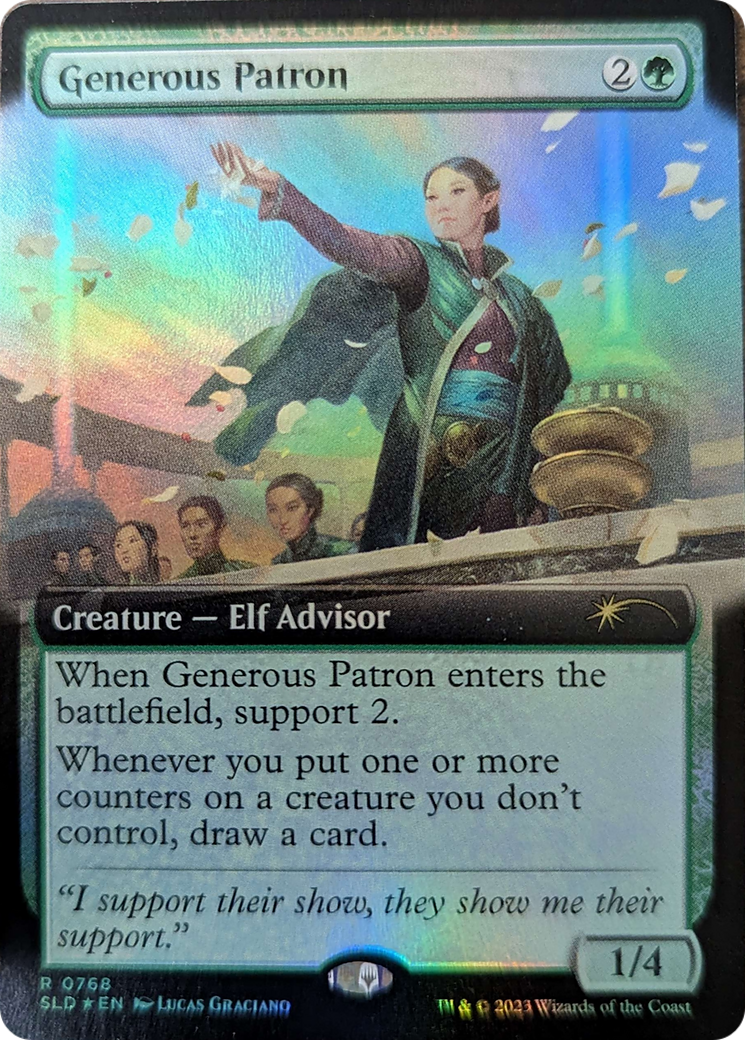 Generous Patron (Extended Art) [Secret Lair Drop Series] | Magic Magpie