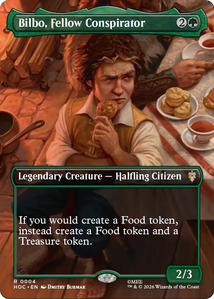 Bilbo, Fellow Conspirator (Borderless) [The Hobbit: Eternal-Legal] | Magic Magpie