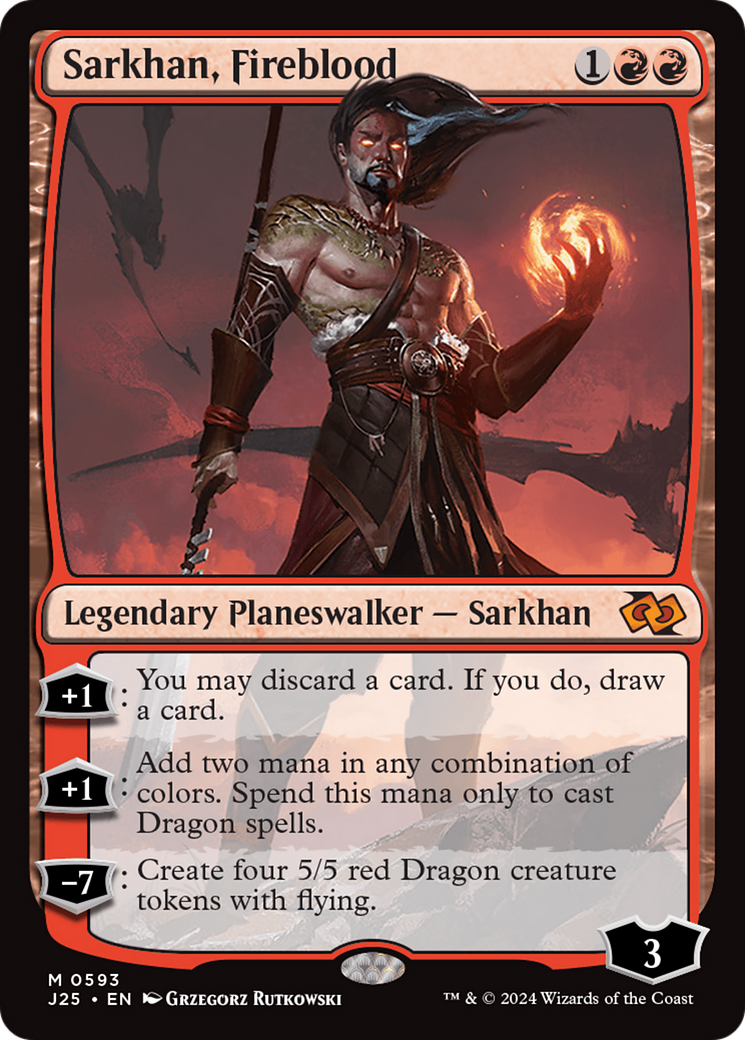 Sarkhan, Fireblood [Foundations Jumpstart] | Magic Magpie