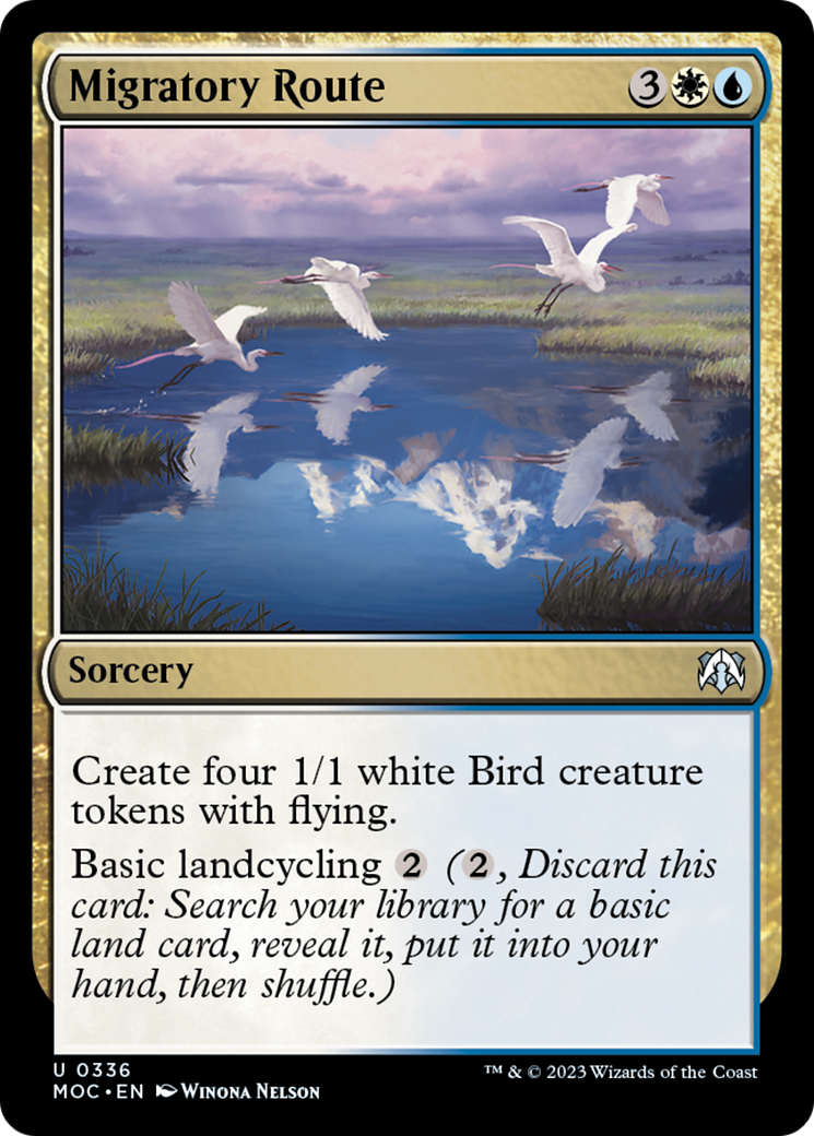 Migratory Route [March of the Machine Commander] | Magic Magpie