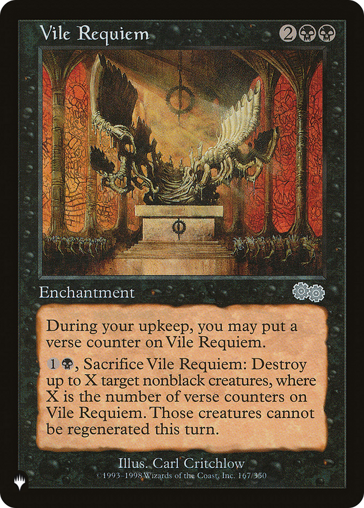 Vile Requiem (USG) [The List Reprints] | Magic Magpie