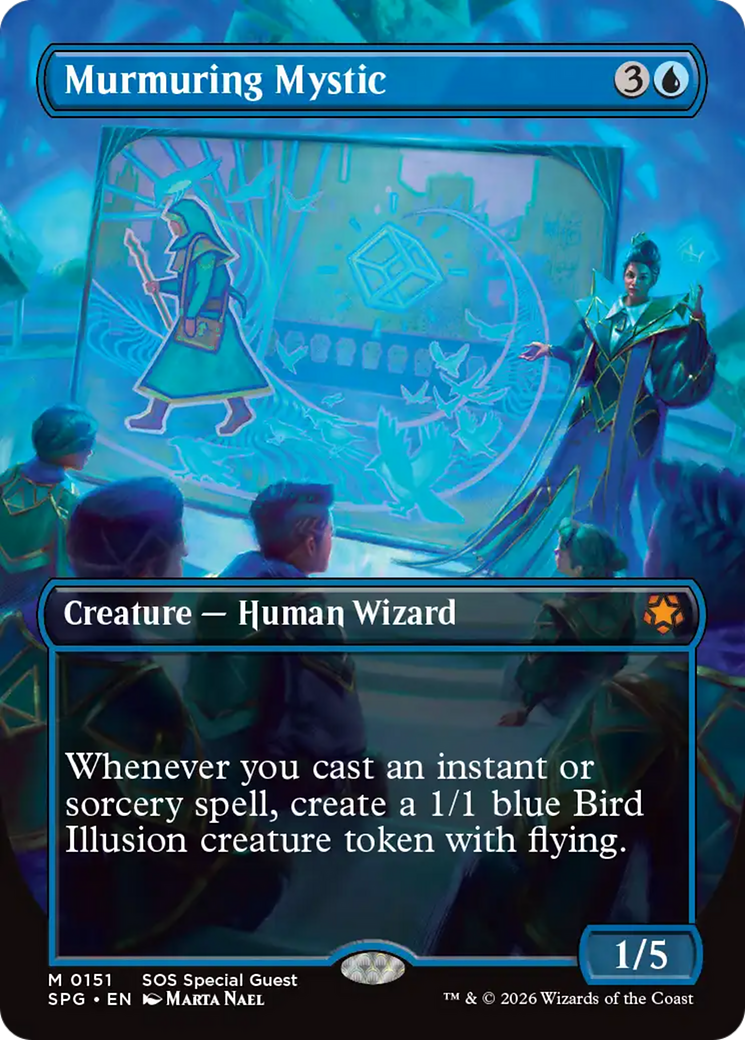 Murmuring Mystic (Borderless) [Secrets of Strixhaven Special Guests] | Magic Magpie
