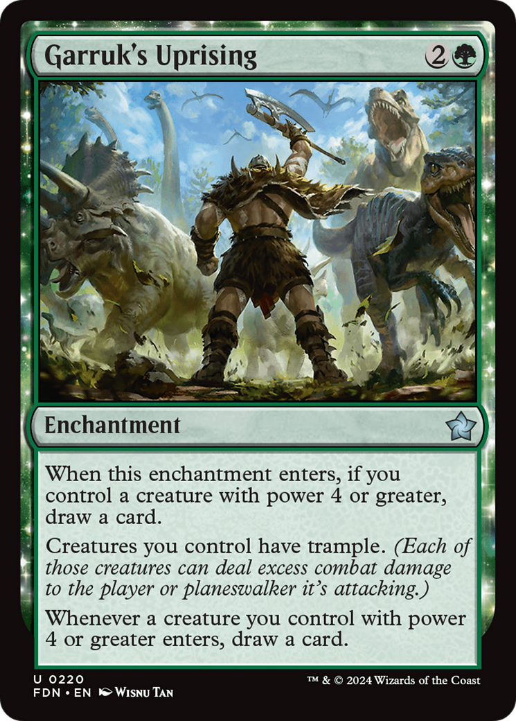 Garruk's Uprising [Foundations] | Magic Magpie