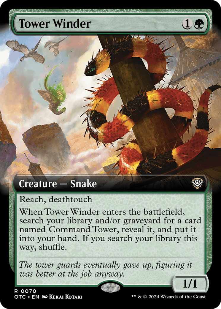 Tower Winder (Extended Art) [Outlaws of Thunder Junction Commander] | Magic Magpie