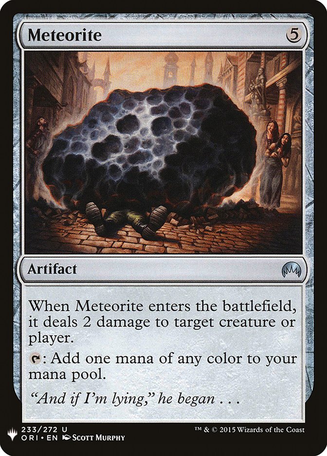 Meteorite [Mystery Booster] | Magic Magpie