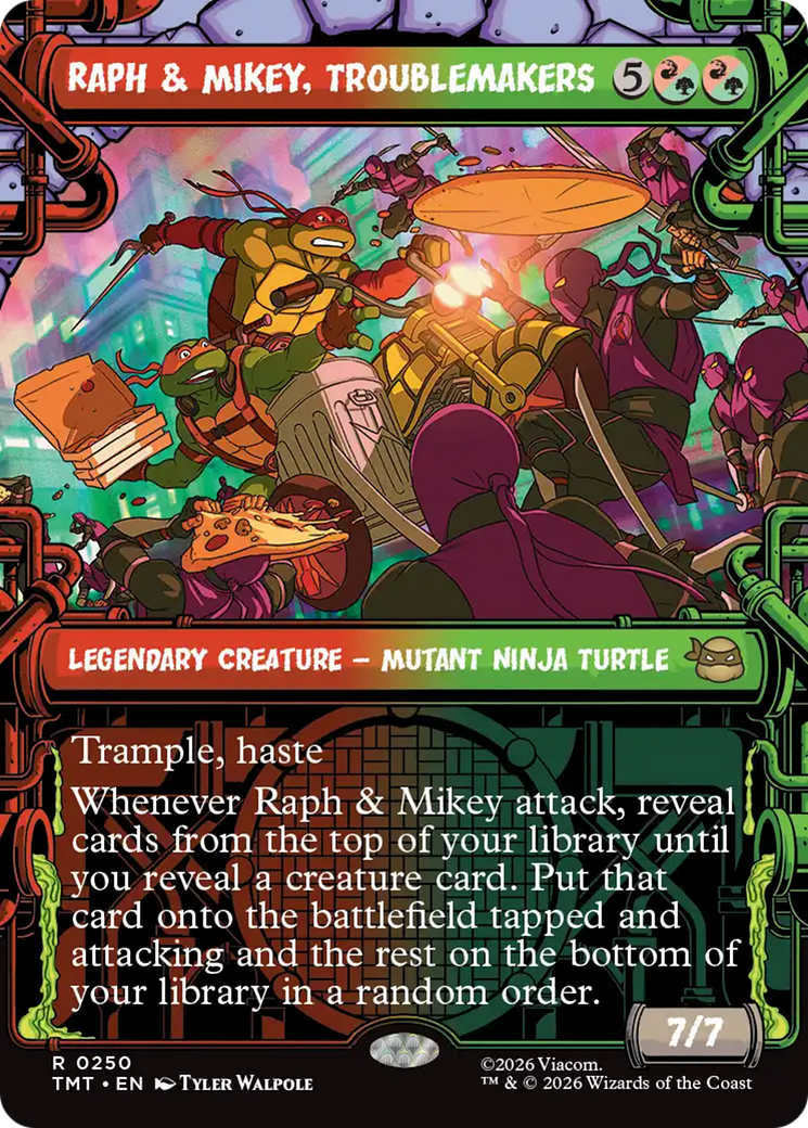 Raph & Mikey, Troublemakers (Showcase) [Teenage Mutant Ninja Turtles] | Magic Magpie