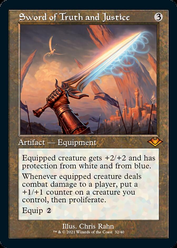 Sword of Truth and Justice (Retro) [Modern Horizons] | Magic Magpie