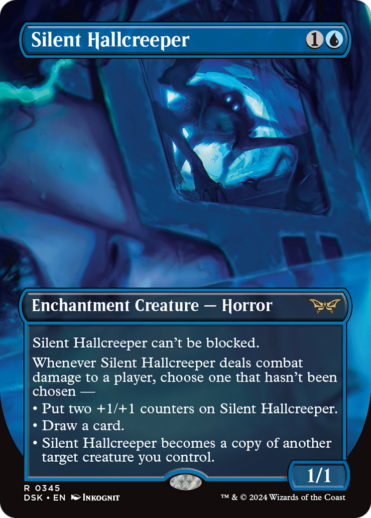 Silent Hallcreeper (Borderless) [Duskmourn: House of Horror] | Magic Magpie