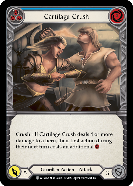 Cartilage Crush (Blue) [U-WTR062] (Welcome to Rathe Unlimited)  Unlimited Rainbow Foil | Magic Magpie