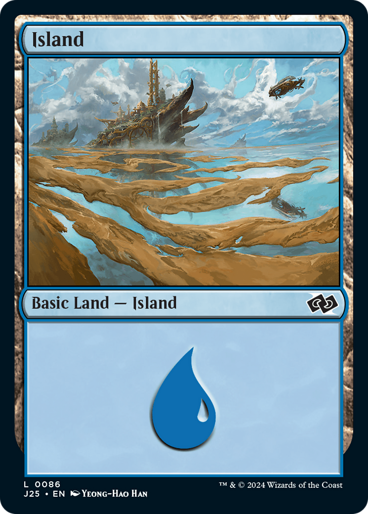 Island (86) [Foundations Jumpstart] | Magic Magpie