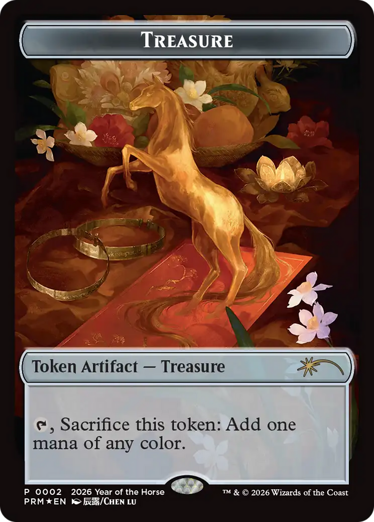 Treasure Token (Year of the Horse 2026) [Standard Showdown Promos Tokens] | Magic Magpie