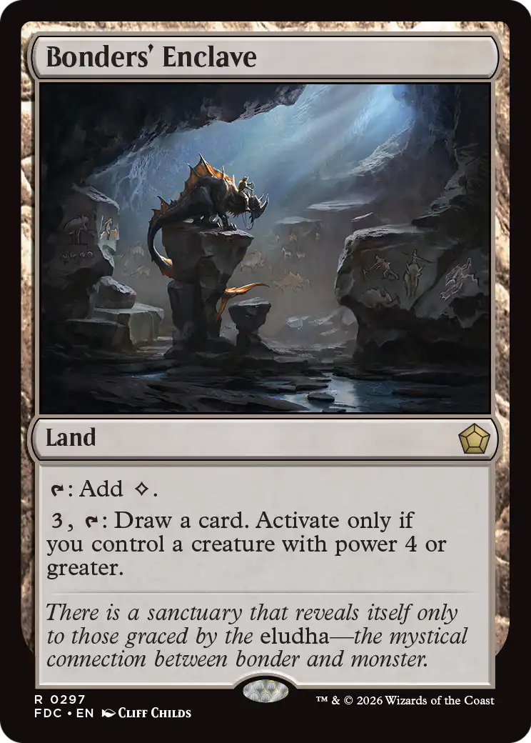 Bonders' Enclave [Foundations Commander] | Magic Magpie