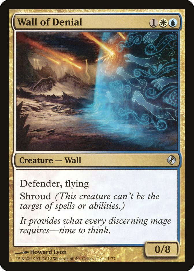 Wall of Denial [Duel Decks: Venser vs. Koth] | Magic Magpie