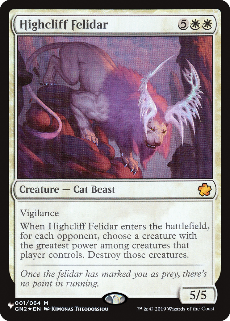 Highcliff Felidar [The List] | Magic Magpie