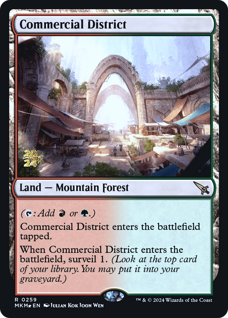 Commercial District [Murders at Karlov Manor Prerelease Promos] | Magic Magpie
