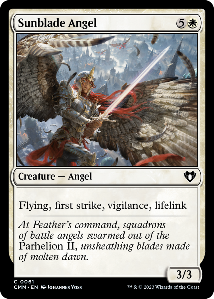 Sunblade Angel [Commander Masters] | Magic Magpie