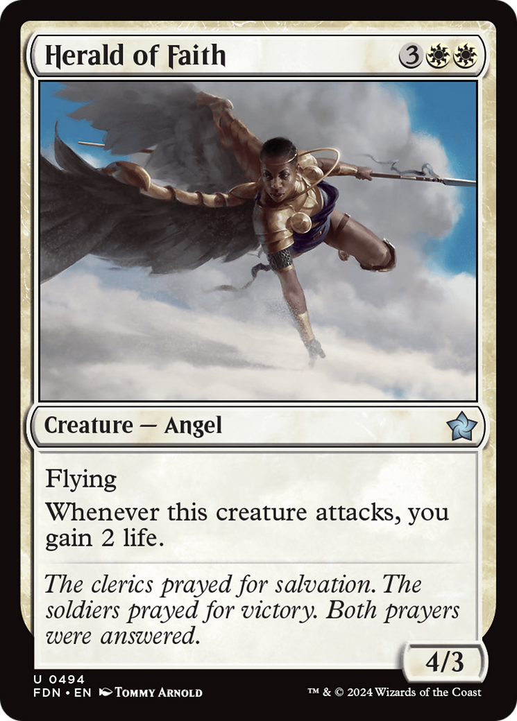 Herald of Faith [Foundations] | Magic Magpie