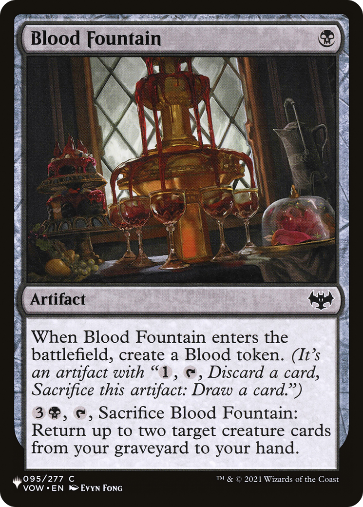 Blood Fountain [The List Reprints] | Magic Magpie