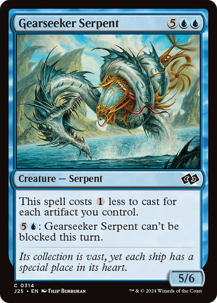 Gearseeker Serpent [Foundations Jumpstart] | Magic Magpie