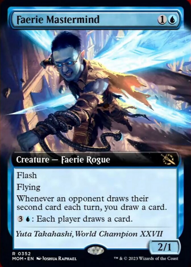 Faerie Mastermind (Extended Art) [March of the Machine] | Magic Magpie