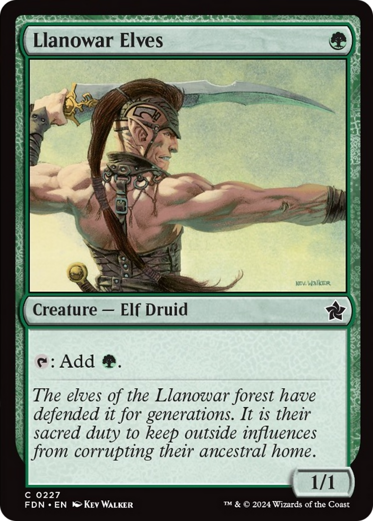 Llanowar Elves [Foundations] | Magic Magpie