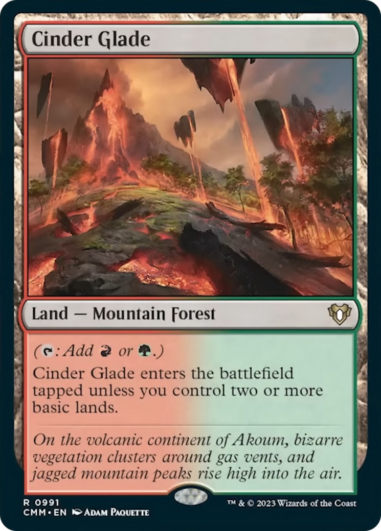 Cinder Glade [Commander Masters] | Magic Magpie