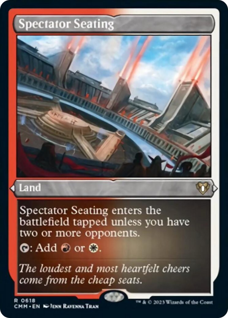 Spectator Seating (Foil Etched) [Commander Masters] | Magic Magpie