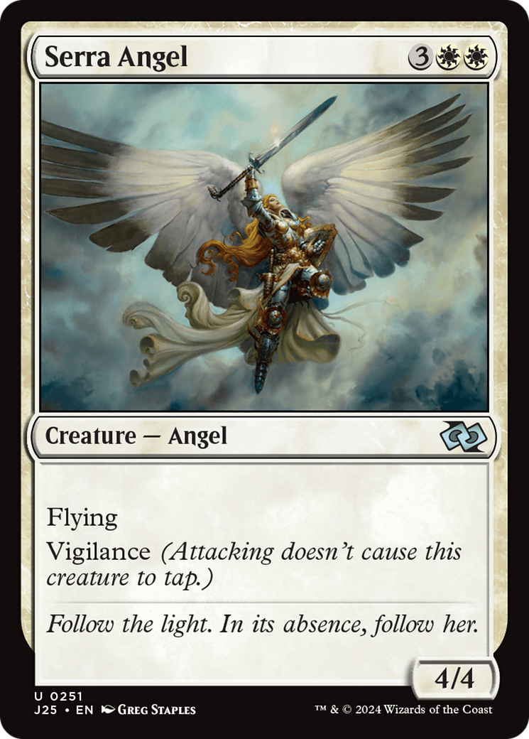 Serra Angel [Foundations Jumpstart] | Magic Magpie