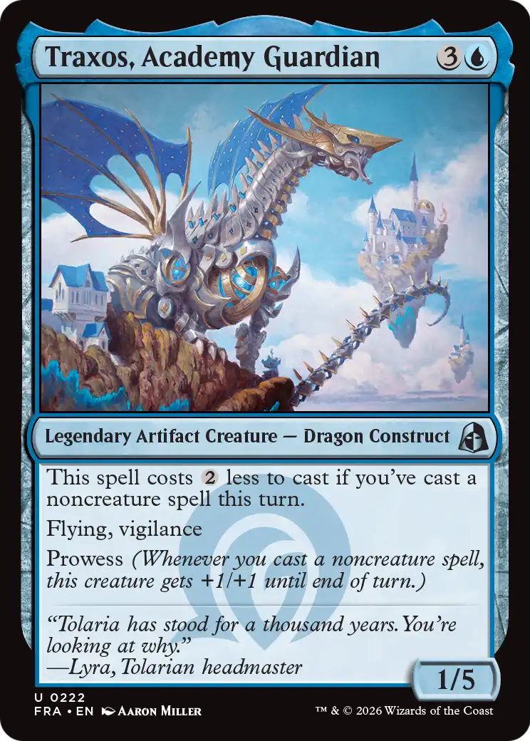 Traxos, Academy Guardian [Reality Fracture] | Magic Magpie