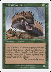 Spined Wurm [Media Promos] | Magic Magpie