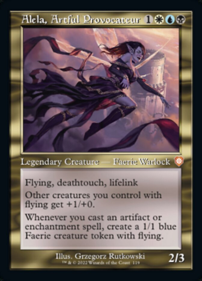 Alela, Artful Provocateur (Retro) [The Brothers' War Commander] | Magic Magpie