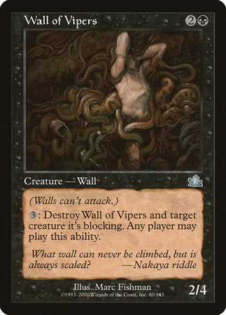 Wall of Vipers [Prophecy] | Magic Magpie