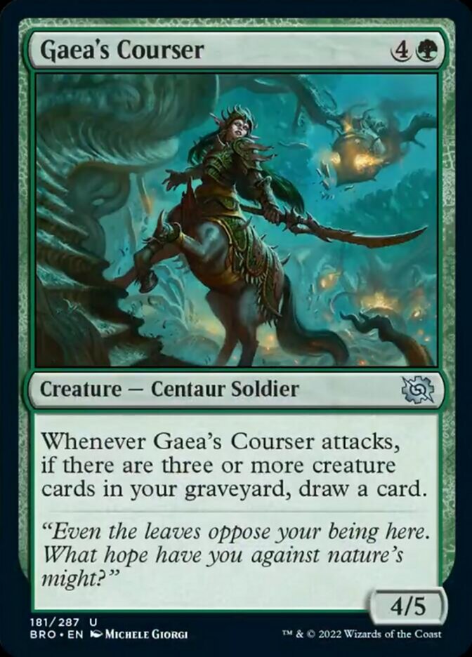 Gaea's Courser [The Brothers' War] | Magic Magpie