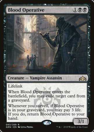 Blood Operative [Guilds of Ravnica] | Magic Magpie