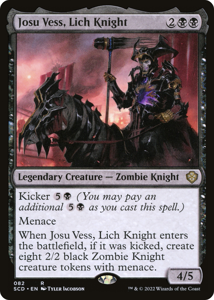 Josu Vess, Lich Knight [Starter Commander Decks] | Magic Magpie