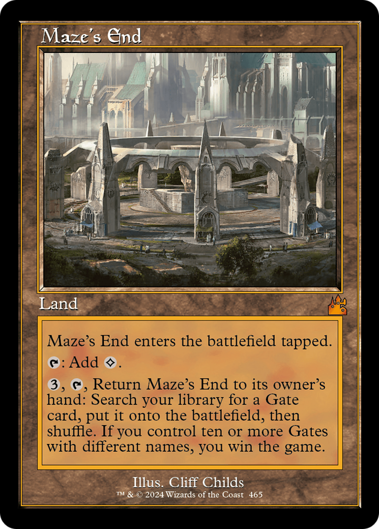 Maze's End (Retro Frame) [Ravnica Remastered] | Magic Magpie