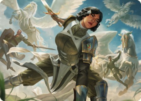 Resolute Reinforcements Art [Dominaria United Art Series] | Magic Magpie