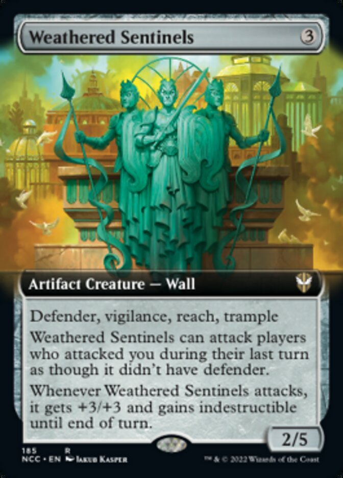 Weathered Sentinels (Extended Art) [Streets of New Capenna Commander] | Magic Magpie