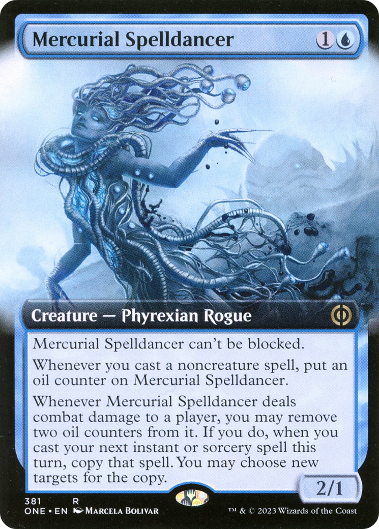 Mercurial Spelldancer (Extended Art) [Phyrexia: All Will Be One] | Magic Magpie