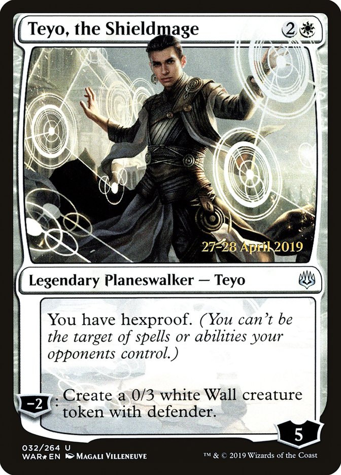 Teyo, the Shieldmage  [War of the Spark Prerelease Promos] | Magic Magpie