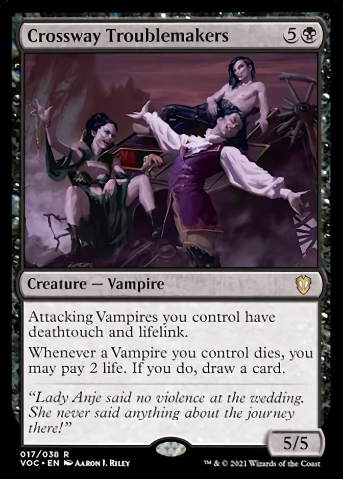 Crossway Troublemakers [Innistrad: Crimson Vow Commander] | Magic Magpie