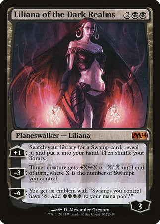 Liliana of the Dark Realms [Magic 2014] | Magic Magpie